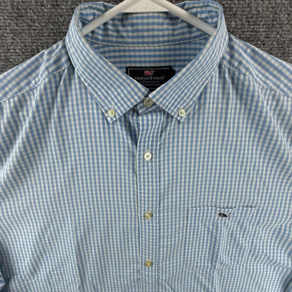 Vineyard Vines Large Button-Down Nylon Spandex Ch… - image 2